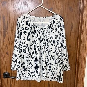 Leopard Print Women's Top